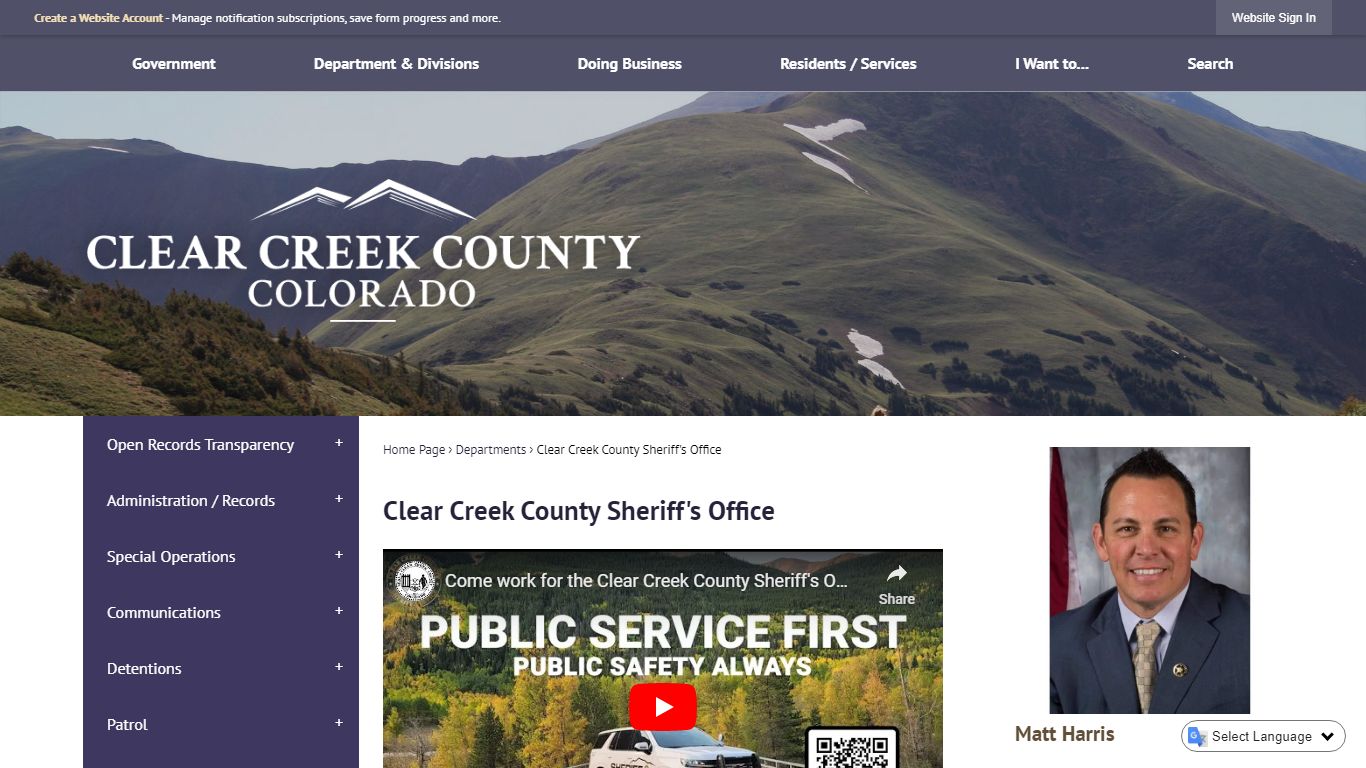 Clear Creek County Sheriff's Office