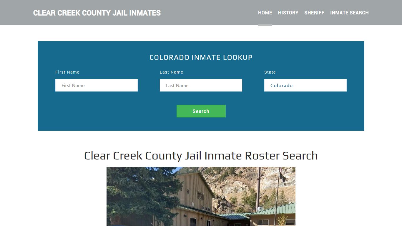 Clear Creek County Jail Inmate Roster Lookup, Georgetown, CO